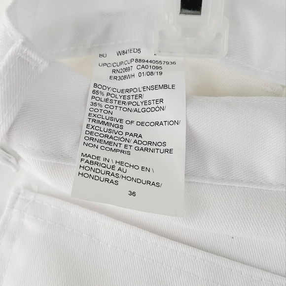 Dickies Carpenter White Shorts Size 36 - Picture 7 of 7